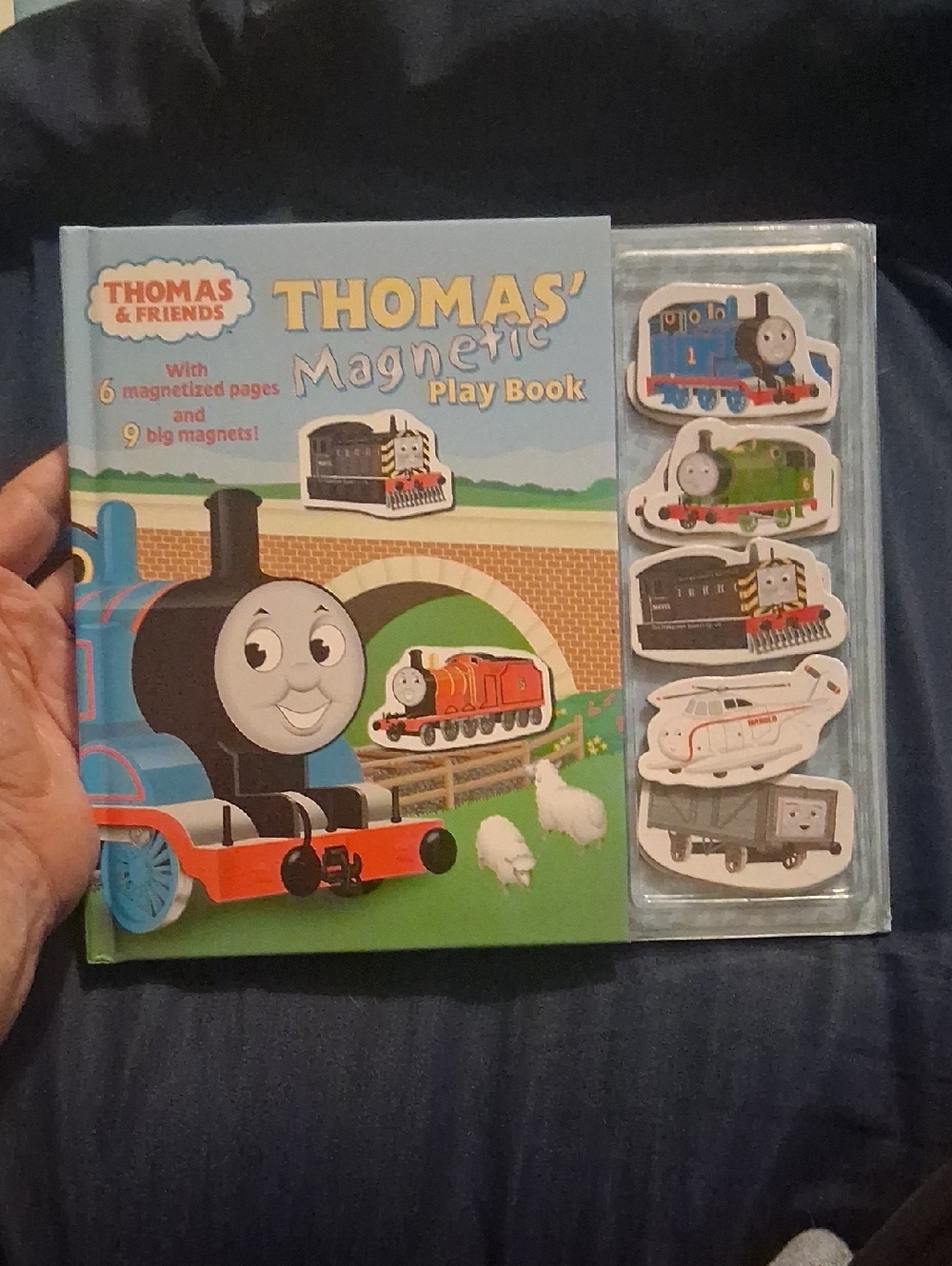 Thomas & Friends Blue Magnetic Play Book With Magnets